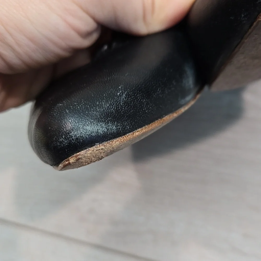 Kate Spade Women Leather Pointed Toe Loafer Slip on shoes flats sz 7M